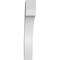 Ekena Millwork 5 1/2-in. W x 24-in. D x 36-in. H Legacy Architectural Grade PVC Knee Brace BRCP055X24X36LEC - alternate 2